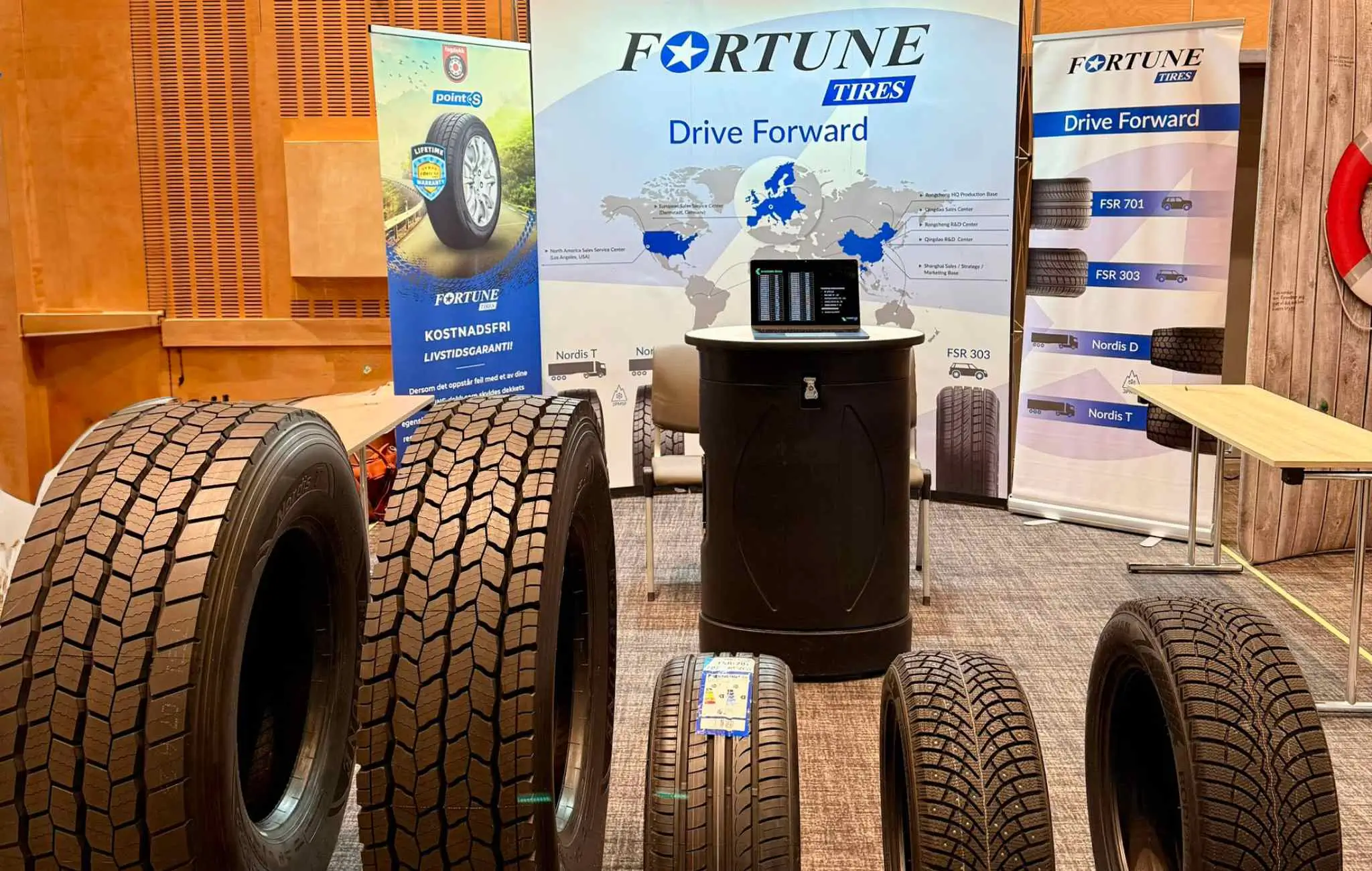 FORTUNE TIRES w zaledwie rok stało się jedną z najpopularniejszych marek w ofercie POINT S w Norwegii