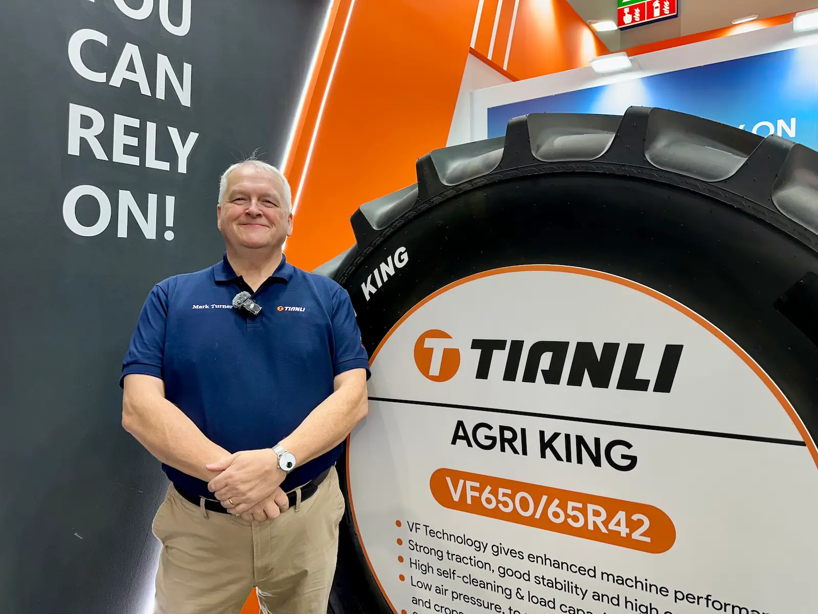 Mark Turner, European Agricultural Tyre Sales Director