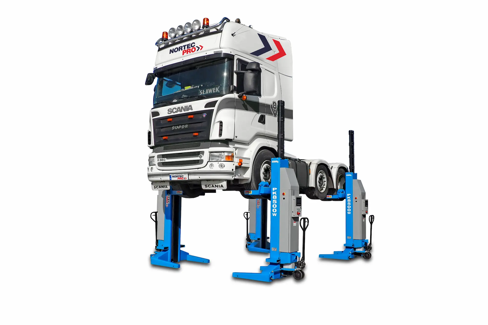 Podnośnik kolumnowy  Nortec PRO PK8500W