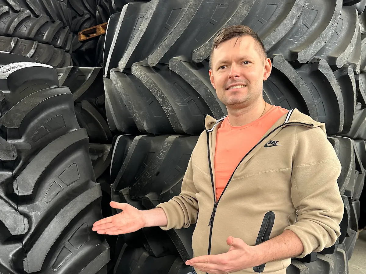 Michał Nibelski, właściciel firmy Tyre Trade