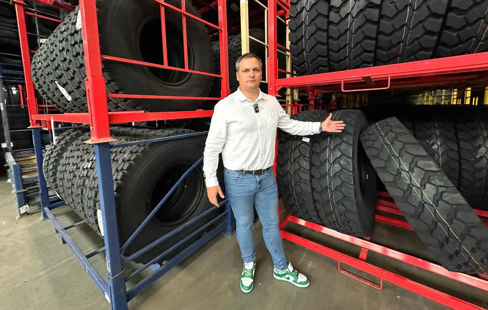 Jordan Madej, dyrektor operacyjny Moto Budrex. Fot. Opony.Media