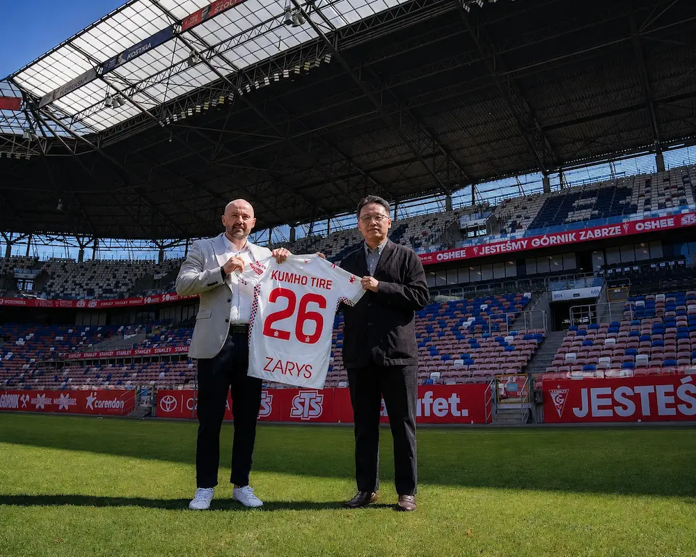 Kumho Tire zostało oficjalnym partnerem oponiarskim Górnika Zabrze