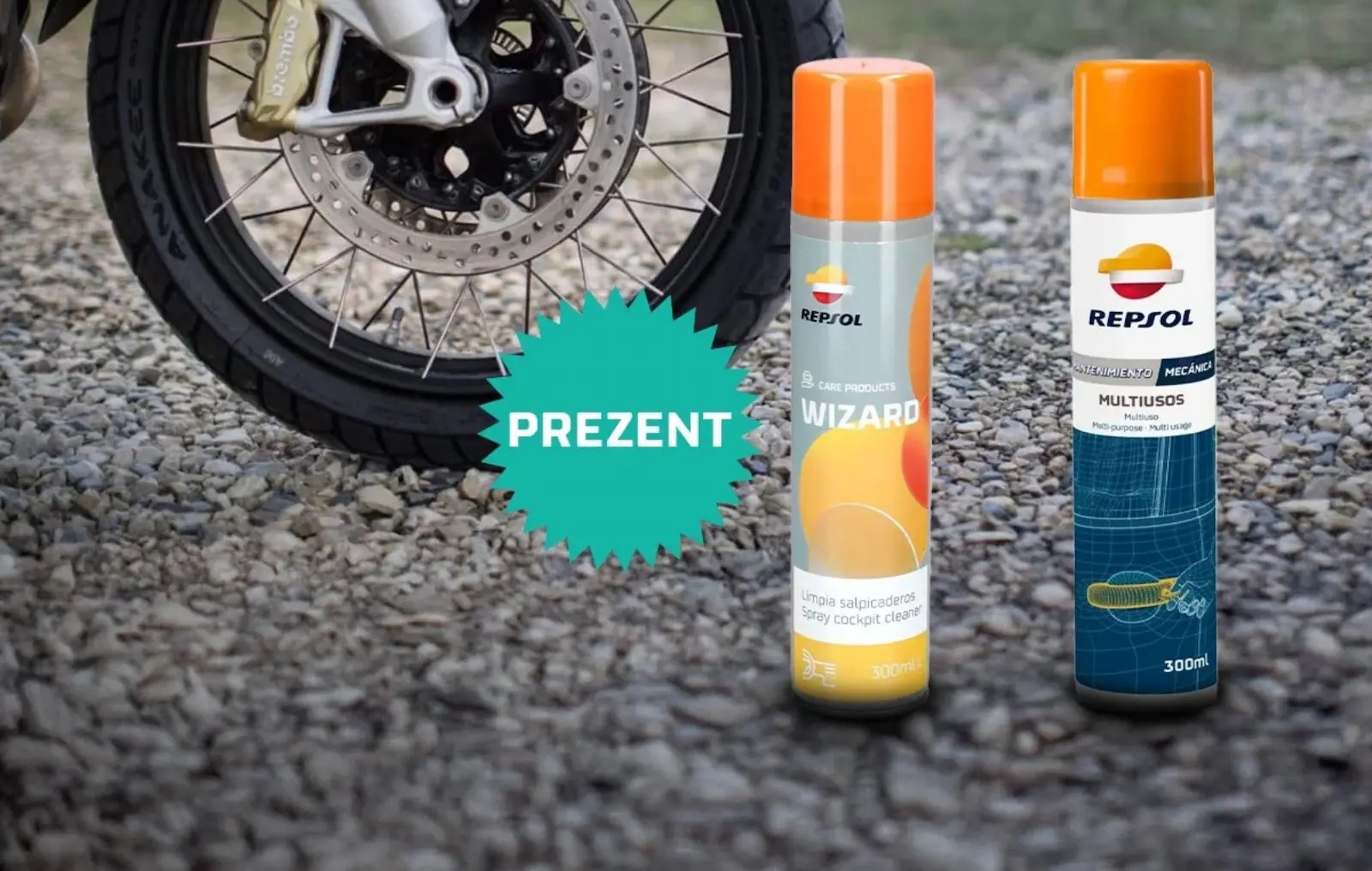 Olek Motocykle – promocja Michelin i Repsol