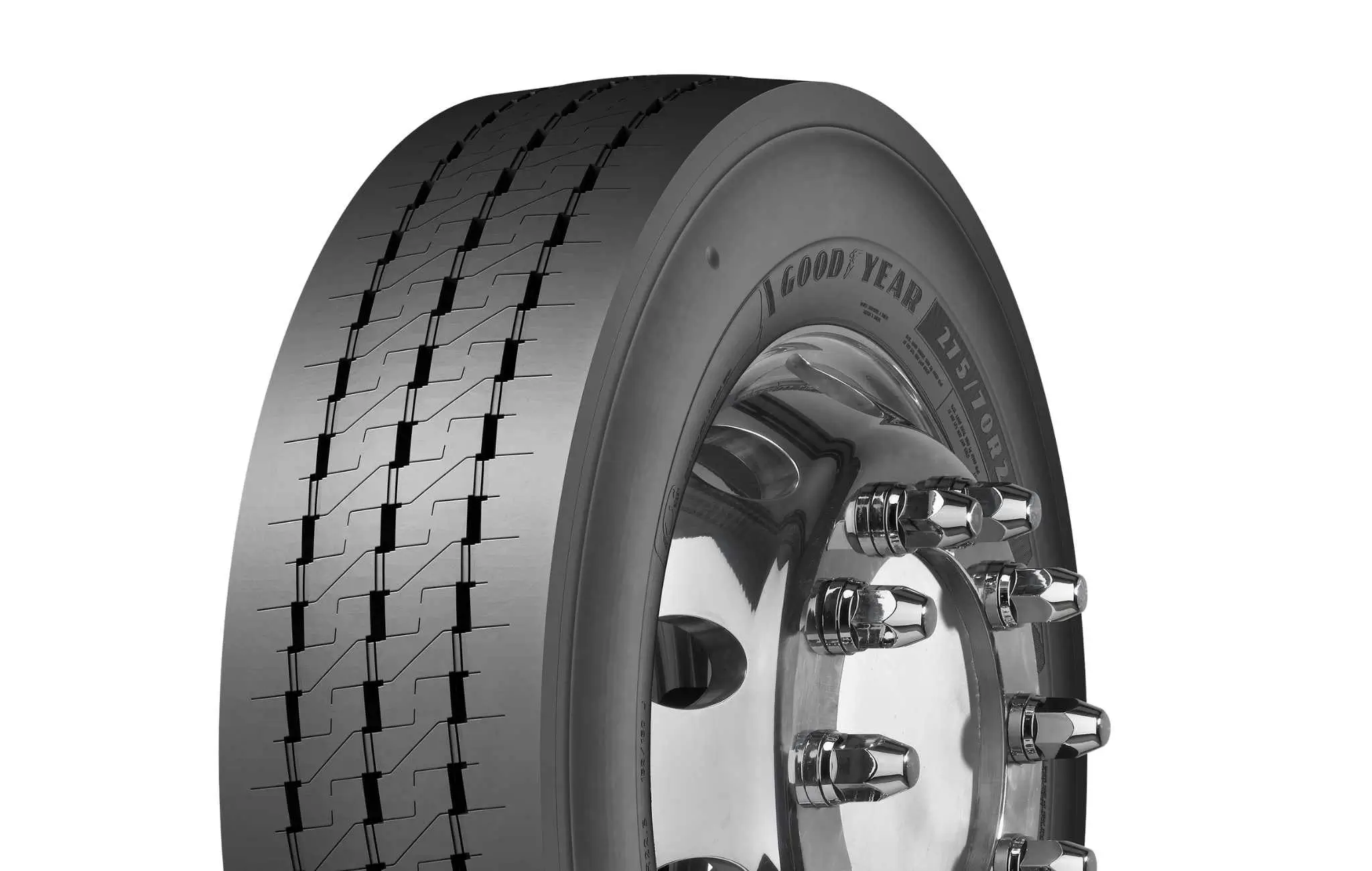 Opona jest dostępna na rynku w rozmiarze 275/70R22.5