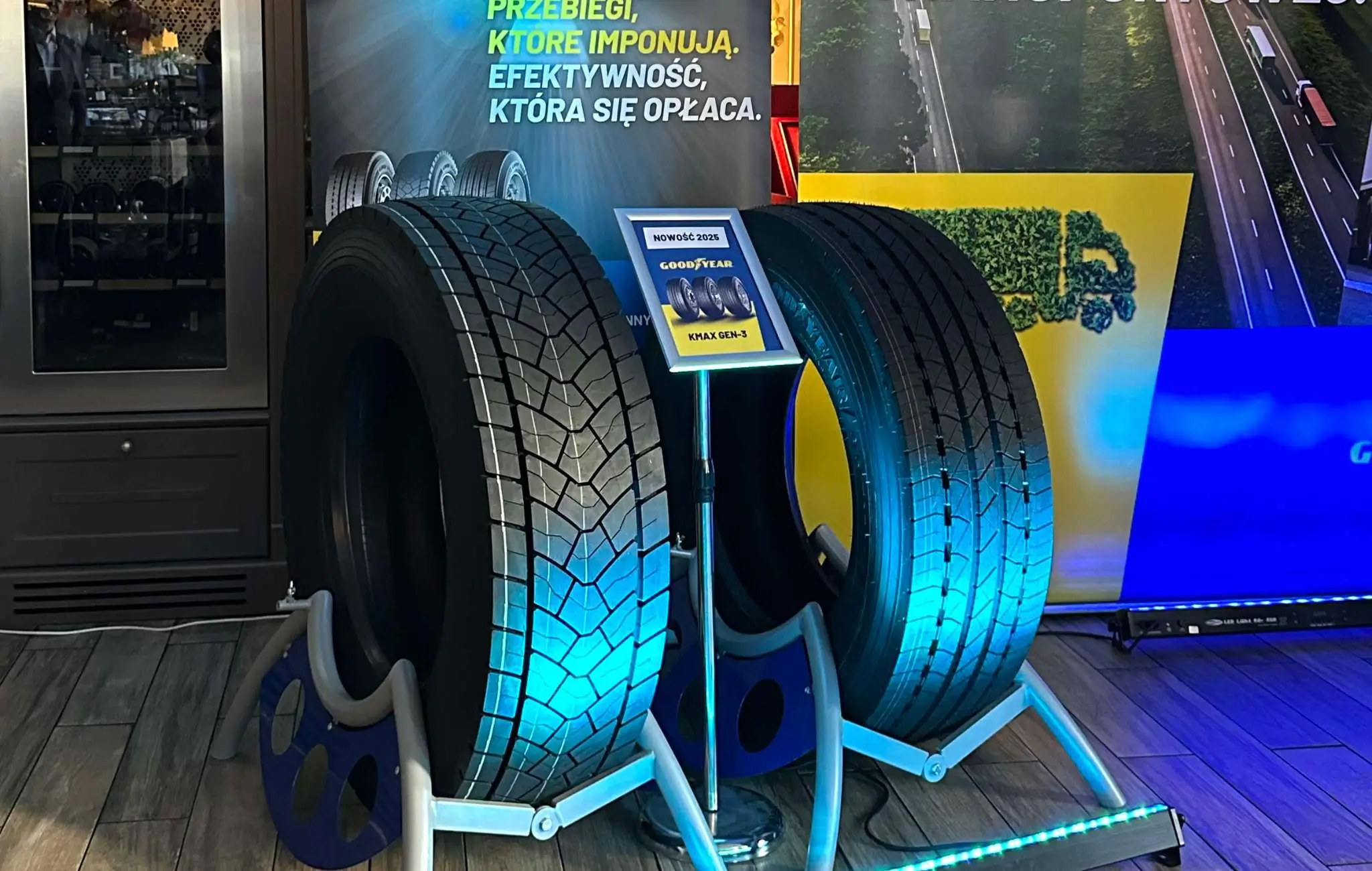 Projektując KMAX GEN-3, Goodyear skupił się na obniżeniu całkowitego kosztu posiadania opon