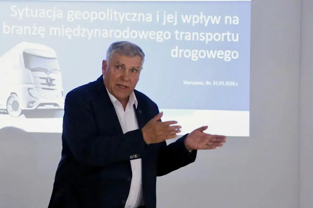 Jan Buczek, prezes Zrzeszenia Międzynarodowych Przewoźników Drogowych w Polsce