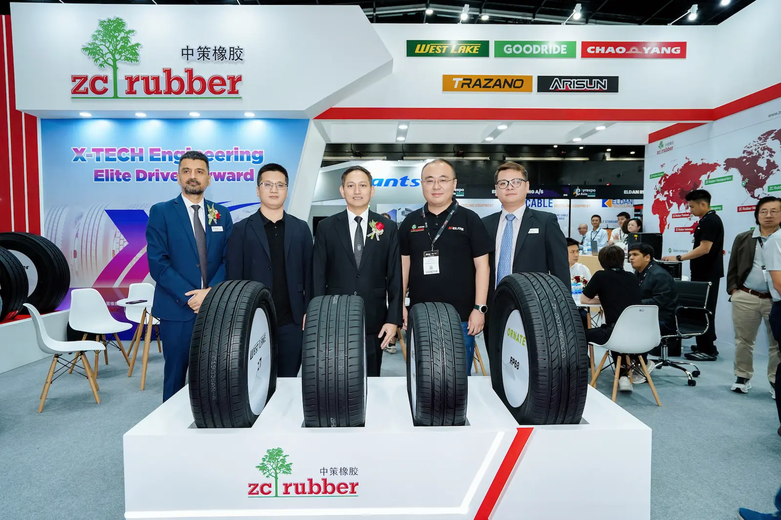 Stoisko ZC Rubber na targach w Bangkoku