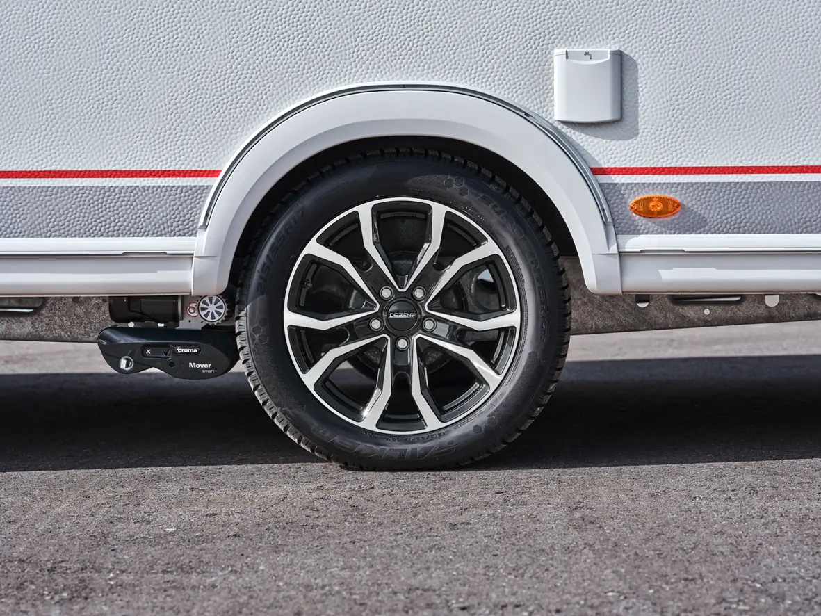 DEZENT TV-Trailer&nbsp;black front-polished