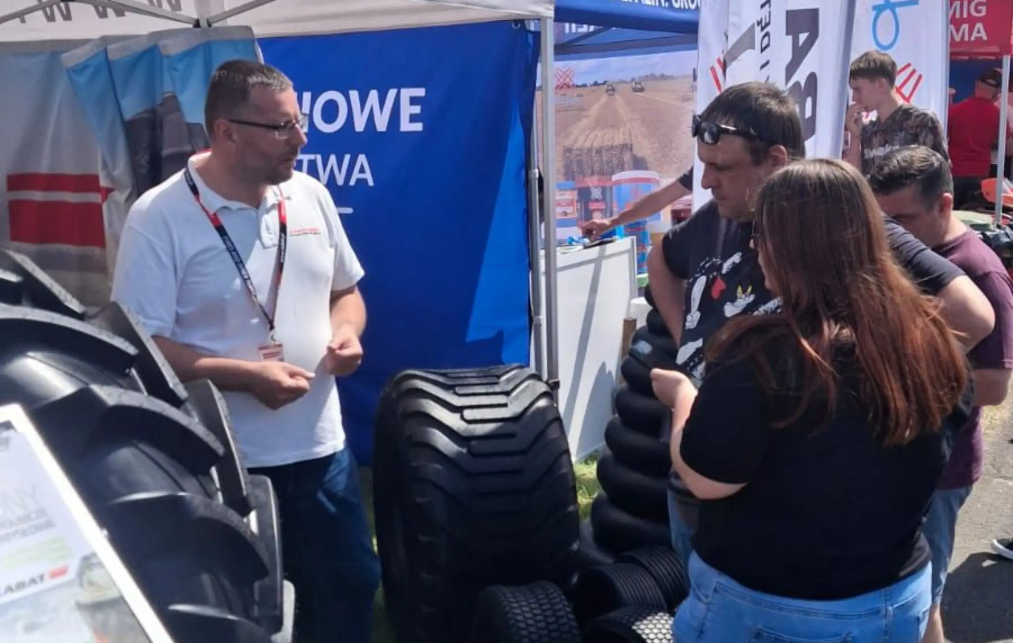 Kabat Tyre na targach Zielone Agro Show. Fot. Kabat Tyre