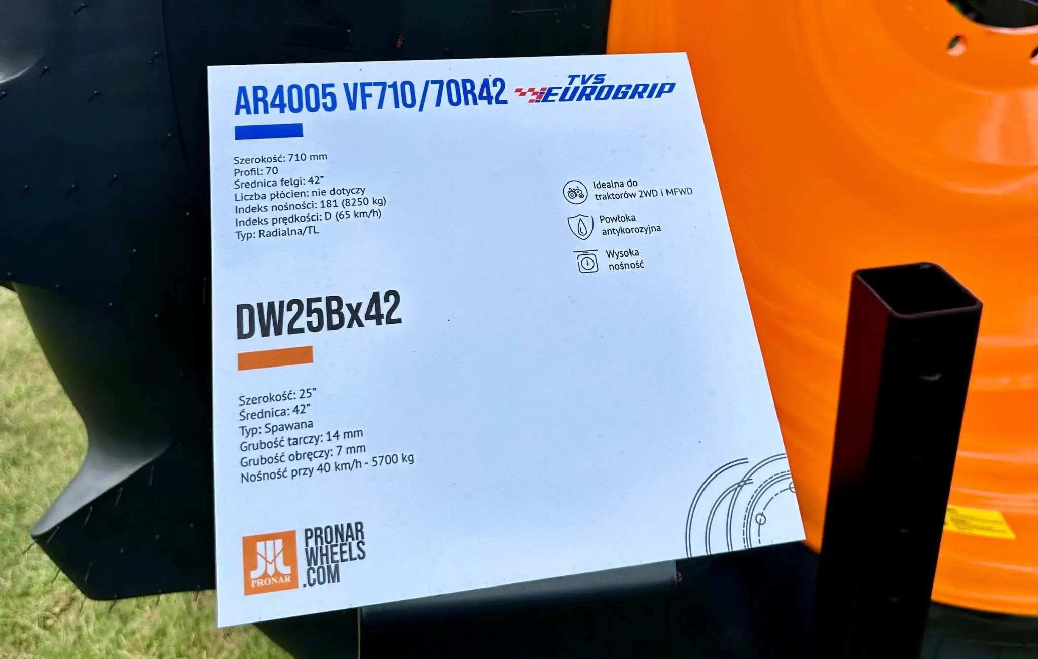 Nowa opona to idealna propozycja do traktorów 2WD i MFWD