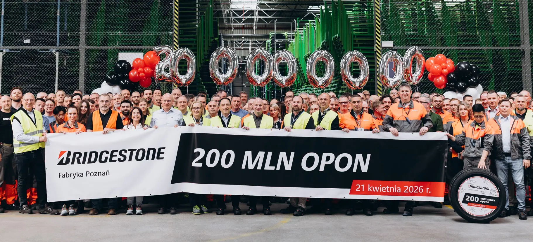 Wyprodukowanie 200 milionów opon to kolejny ważny etap w rozwoju poznańskiej fabryki