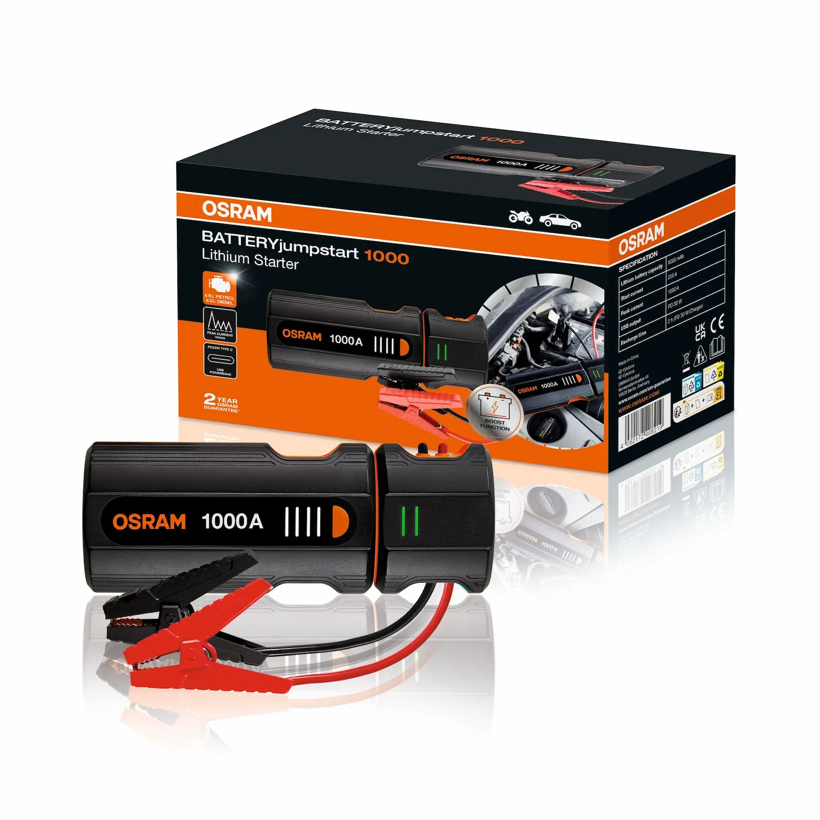 OSRAM BATTERYjumpstart 1000
