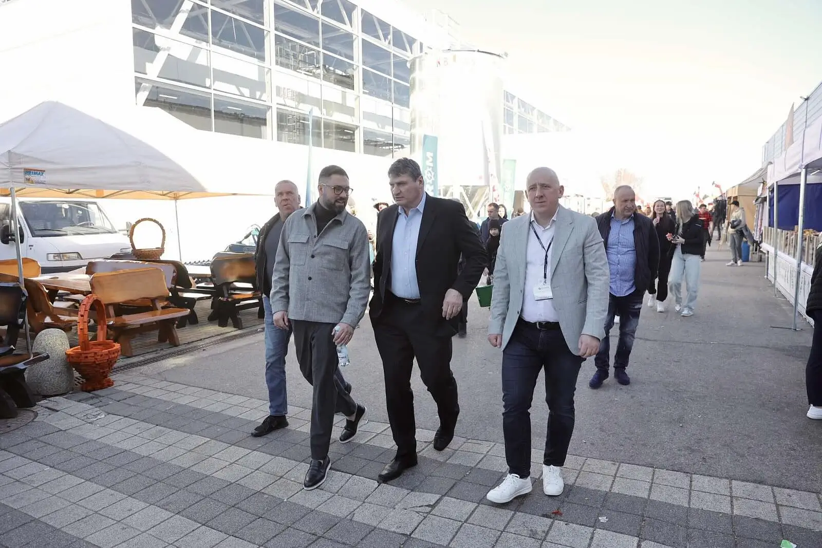 Andrzej Gołota na targach. Fot. Targi Kielce